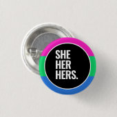 Polyseksuele Pride Ronde Button 3,2 Cm (Voorkant /achterkant)