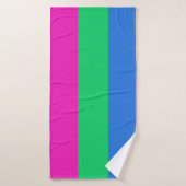 Polyseksuele Pride Vlag Badhanddoek (Badhanddoek)