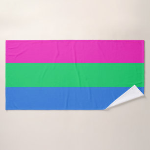 Polyseksuele Pride Vlag Badhanddoek