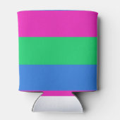 Polyseksuele Pride Vlag Blikjeskoeler (Achterkant)