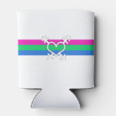 Polyseksuele Pride Vlag Blikjeskoeler (Achterkant)