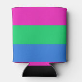 Polyseksuele Pride Vlag Blikjeskoeler (Achterkant)
