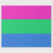 Polyseksuele Pride Vlag Cadeaupapier (Vlak)