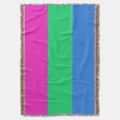 Polyseksuele Pride Vlag Deken (Voorkant Verticaal)