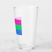 Polyseksuele Pride Vlag Glas (Links)