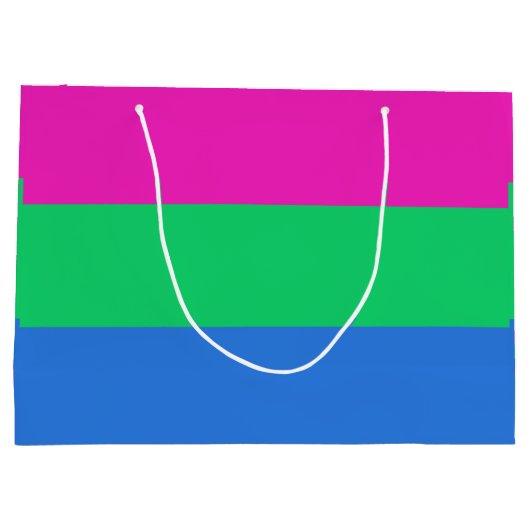 Polyseksuele Pride Vlag Groot Cadeauzakje (Achterkant)