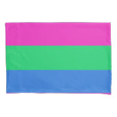 Polyseksuele Pride Vlag Kussensloop (Voorkant-Links)
