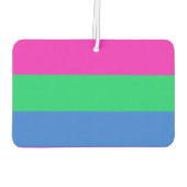 Polyseksuele Pride Vlag Luchtverfrisser (Achterkant)