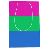 Polyseksuele Pride Vlag Medium Cadeauzakje (Voorkant)
