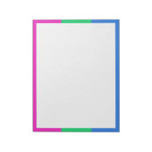 Polyseksuele Pride Vlag Notitieblok (Linkerzijde)