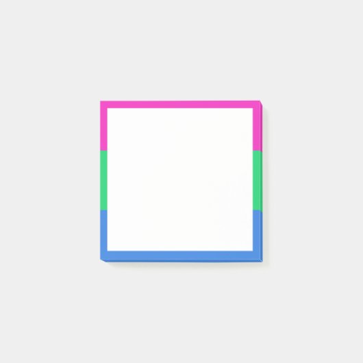 Polyseksuele Pride Vlag Post-it® Notes (Voorkant)