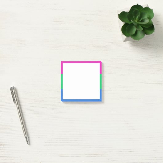 Polyseksuele Pride Vlag Post-it® Notes (Kantoor)
