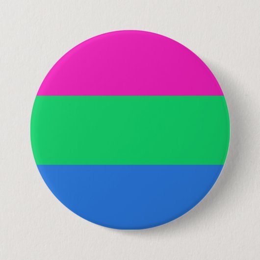 Polyseksuele Pride Vlag Ronde Button 7,6 Cm (Voorkant)