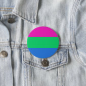 Polyseksuele Pride Vlag Ronde Button 7,6 Cm (In situ)