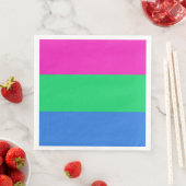 Polyseksuele Pride Vlag Servet (Insitu)