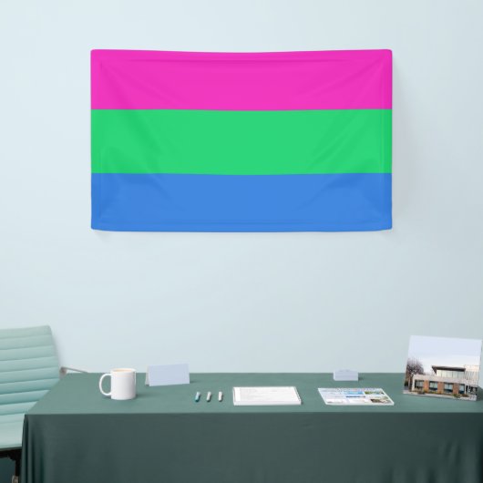 Polyseksuele Pride Vlag Spandoek (Beurs)