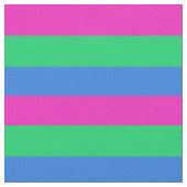 Polyseksuele Pride Vlag Stof (Close Up)