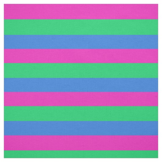 Polyseksuele Pride Vlag Stof (Swatch)