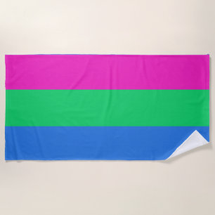 Polyseksuele Pride Vlag Strandlaken