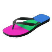 Polyseksuele Pride Vlag Teenslippers (Schuin)