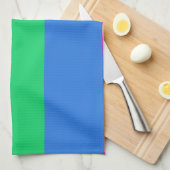 Polyseksuele Pride Vlag Theedoek (Quarter Fold)