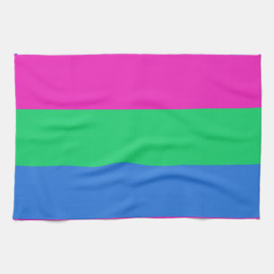 Polyseksuele Pride Vlag Theedoek
