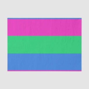 Polyseksuele Pride Vlag Tissuepapier