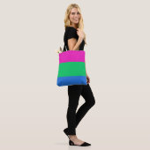 Polyseksuele Pride Vlag Tote Bag (Op model)