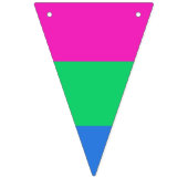 Polyseksuele Pride Vlag Vlaggetjes (Eerste vlag)