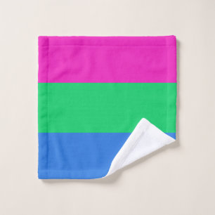 Polyseksuele Pride Vlag Washandje