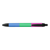Polyseksuele Pride Vlag Zwarte Inkt Pen (Achterkant)