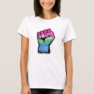 Polyseksuele Protest Vuist T-shirt