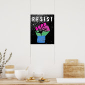 Polyseksuele Trots Vuist Poster (Keuken)