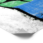 Polyseksuele Trots Vuist Poster (Hoek)