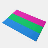 Polyseksuele vlag deurmat (Schuin)