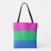 Polyseksuele Vlag Tote Bag (Achterkant)