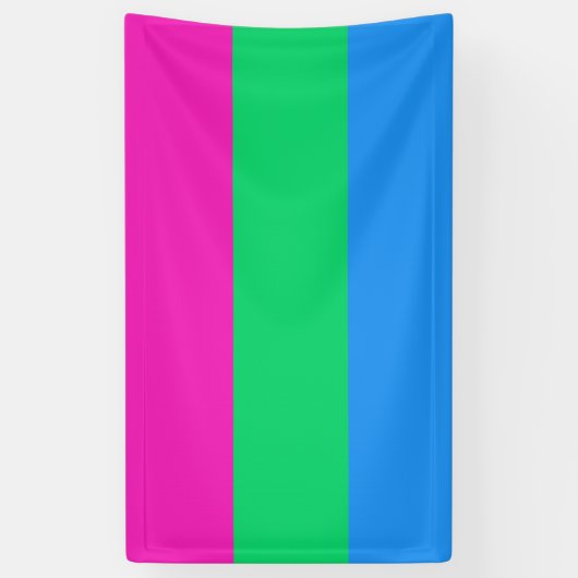 Polysexual Flag Spandoek (Verticaal)