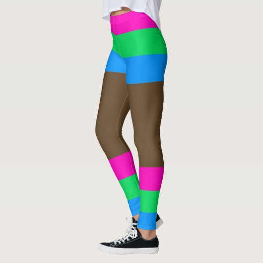 Polysexual Pride Faux Shorts & Benen Leggings (Links)