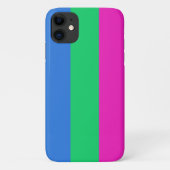 Polysexual Pride Vlag Case-Mate iPhone Case (Achterkant)
