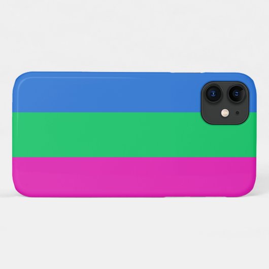 Polysexual Pride Vlag Case-Mate iPhone Case (Achterkant (horizontaal))