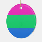 Polysexual Pride Vlag Keramisch Ornament (Links)