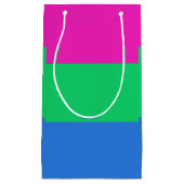 Polysexual Pride Vlag Klein Cadeauzakje (Voorkant)