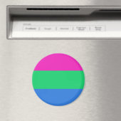 Polysexual Pride Vlag Magneet (Insitu (Vaatwasser))