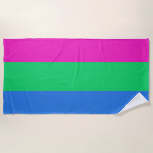 Polysexual Pride Vlag Strandlaken