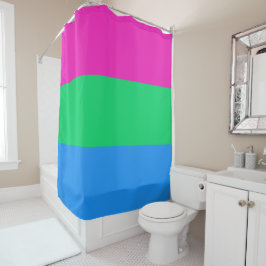 Polysexual Vlag Douchegordijn