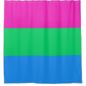 Polysexual Vlag Douchegordijn (Voorkant)