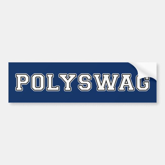 Polyswag Bumpersticker (Voorkant)