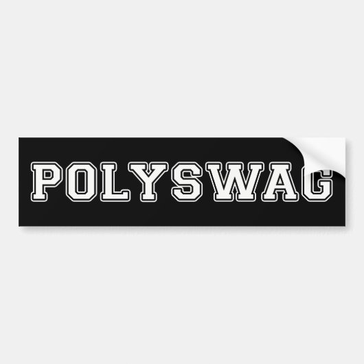 Polyswag Bumpersticker (Voorkant)