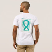 Polysystisch Nierziektebewustzijn Ribbon T-shirt (Achterkant volledig)