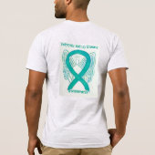 Polysystisch Nierziektebewustzijn Ribbon T-shirt (Achterkant)